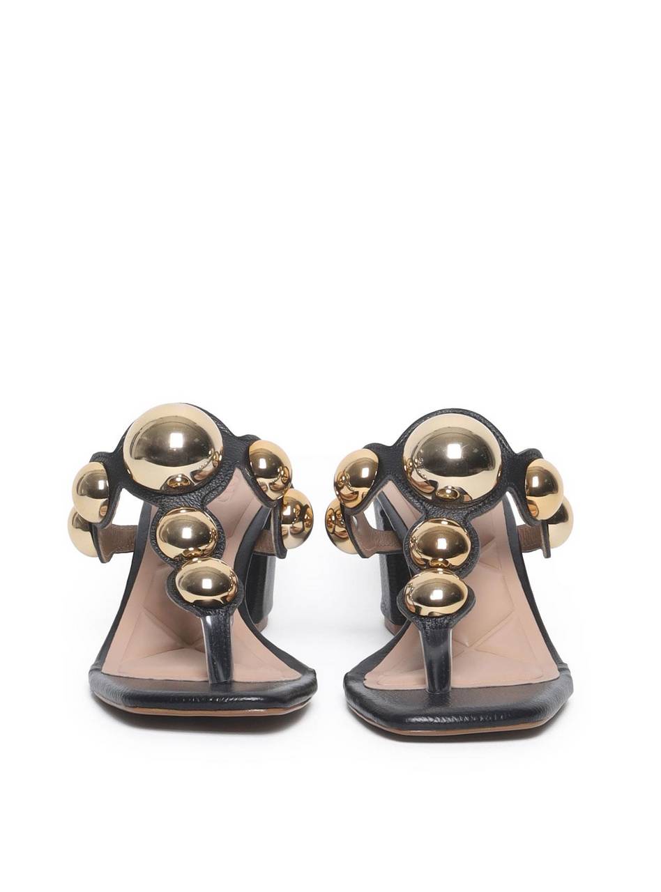 Sandália Feminina Tamanco Salto Bloco - Preta SDI-11563 - PR