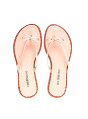 Rasteira de Dedo com Enfeite Orgânico - Nude SDI-11909 - NU