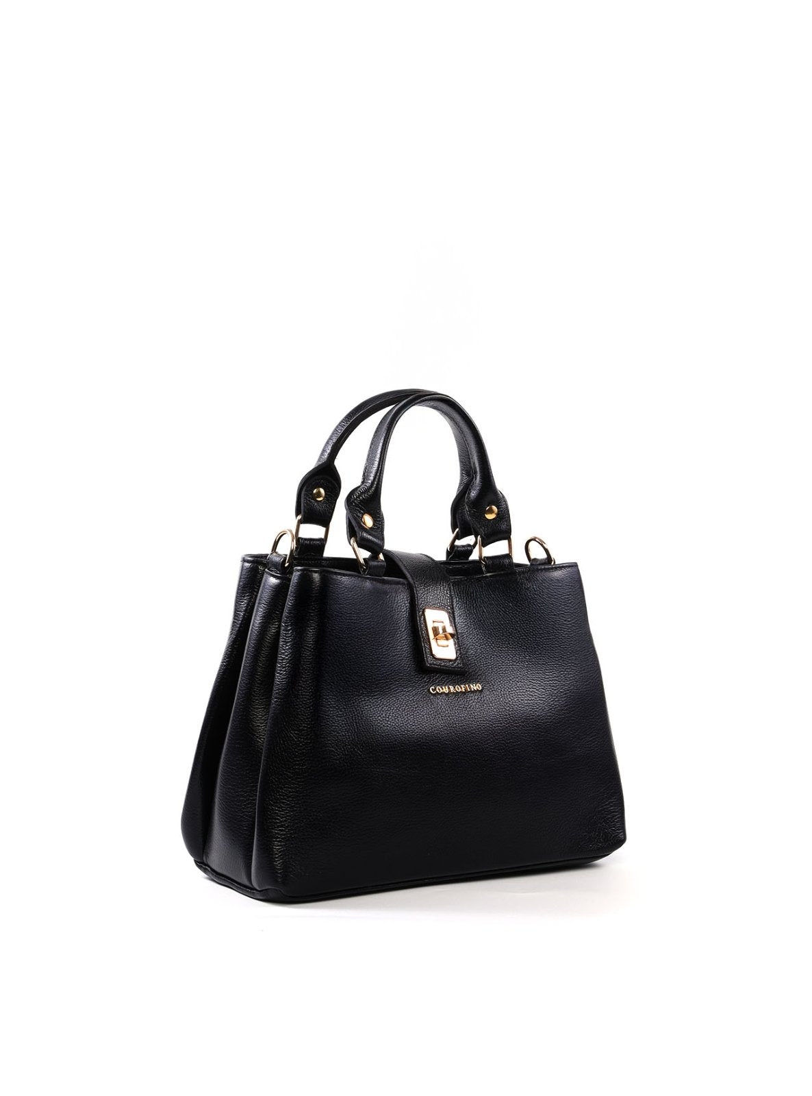 Bolsa Tote Couro Três Divisórias BSI-4361 - PR