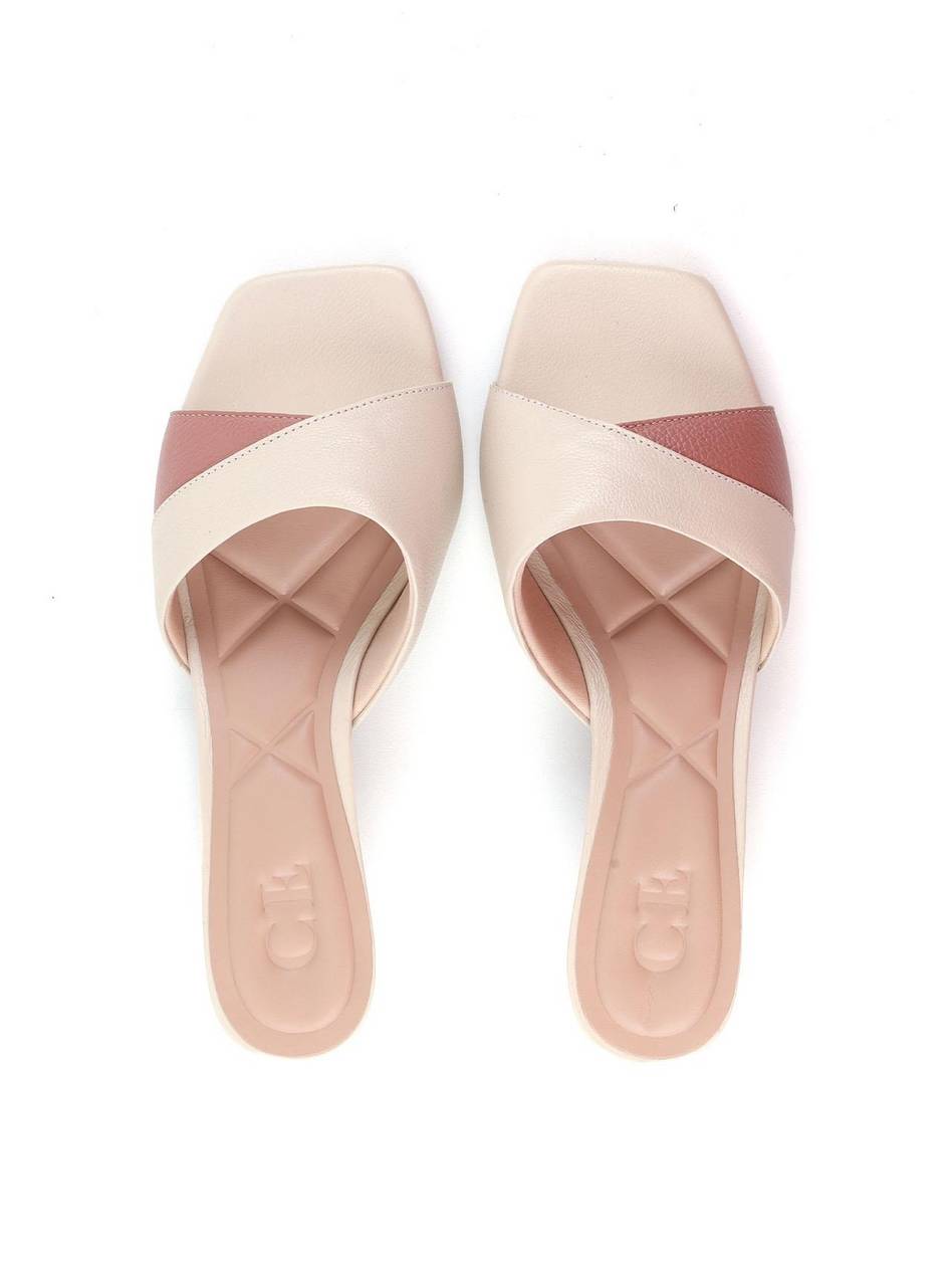 Tamanco com Salto Kitten Bicolor - Fenno SDI-12080 - FE