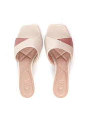 Tamanco com Salto Kitten Bicolor - Fenno SDI-12080 - FE