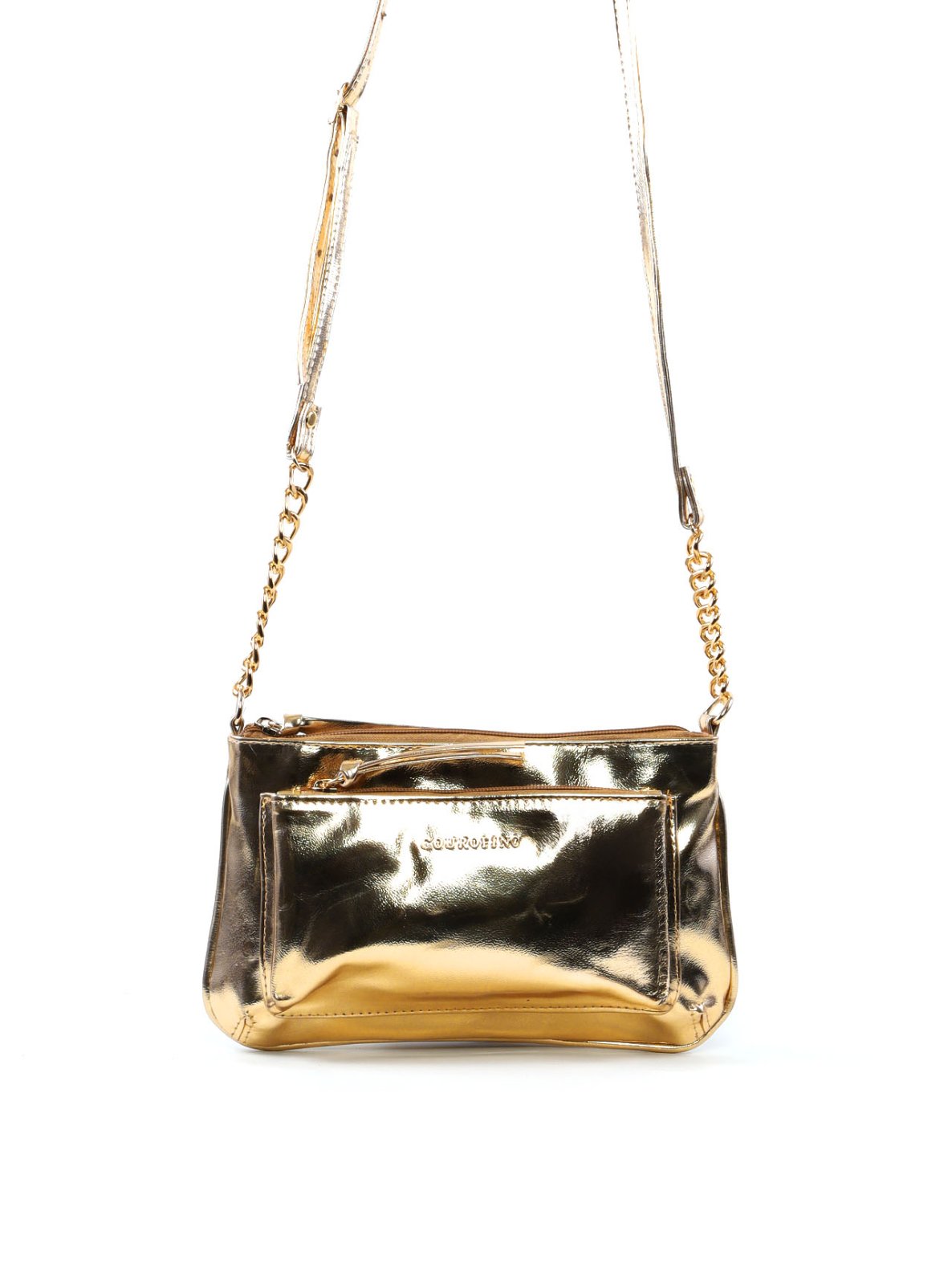 Bolsa Transversal Pequena com Bolso Frontal BSI-6519 - AU