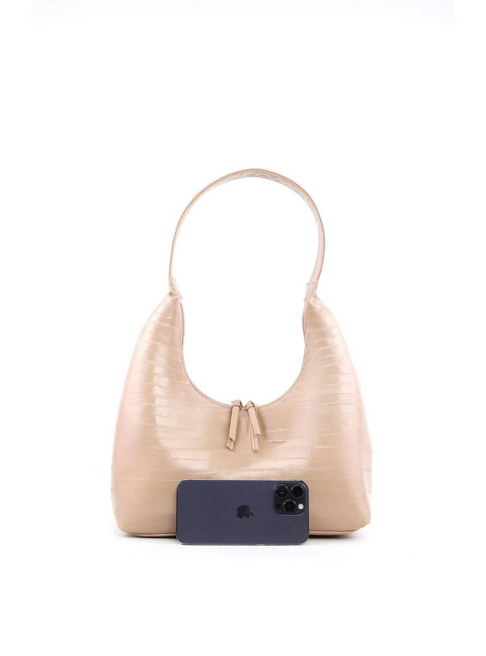 Bolsa Hobo Alça Alongada - Nude BSI-6385 - NU
