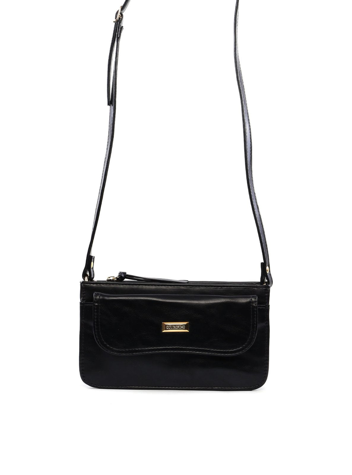Bolsa Transversal Pequena com Bolso Frontal BSI-6539 - PR