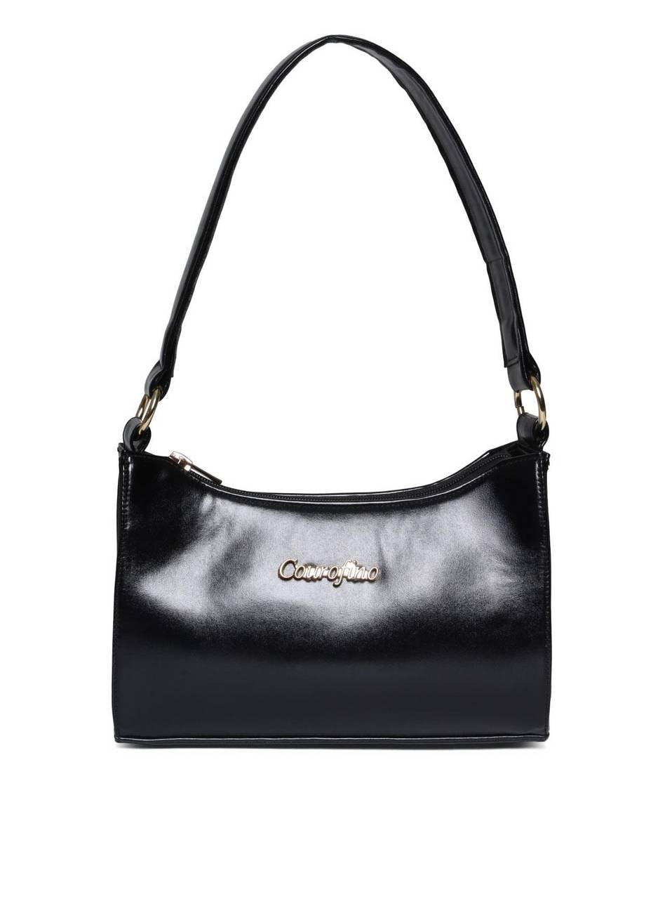 Bolsa Hobo Média Tiracolo Preta BSI-5751 - PR