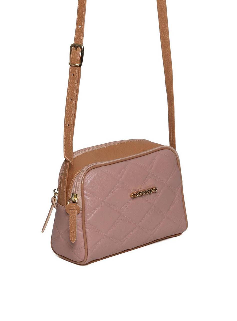 Bolsa Clutch Transversal Pequena - Nude BSI-5469 - NU