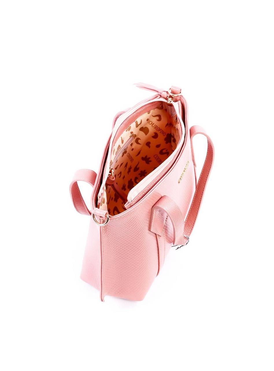 Bolsa Tote Alça Dupla Croco - Nude BSI-6329 - NU