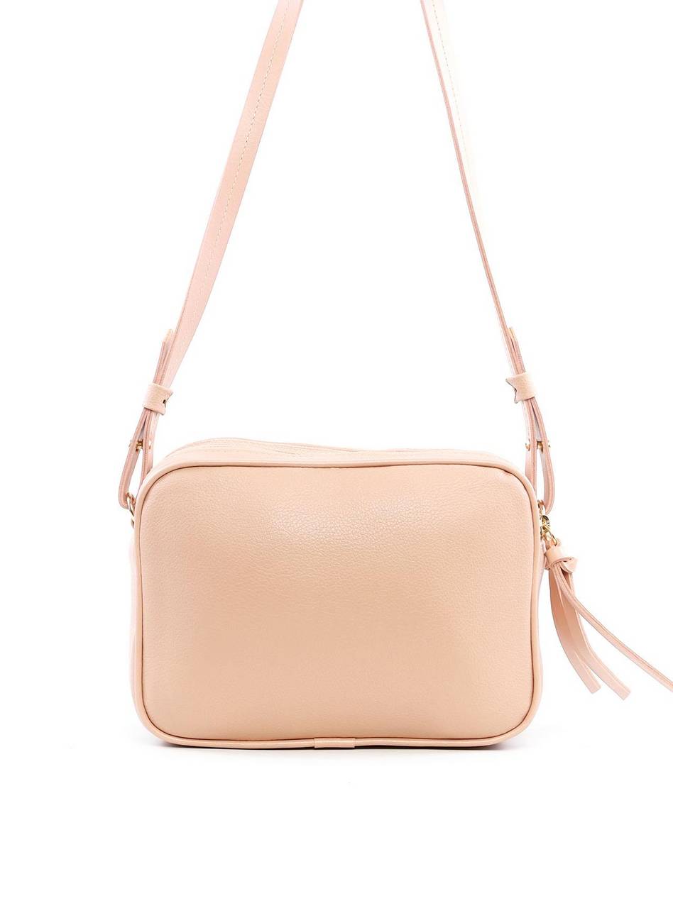 Bolsa Bag Transversal com Bolso Frontal - Nude BSI-6242 - NU