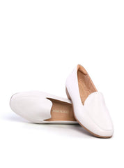 Mocassim Liso com Detalhe de Nervura - Branco SP - 12196 - BR