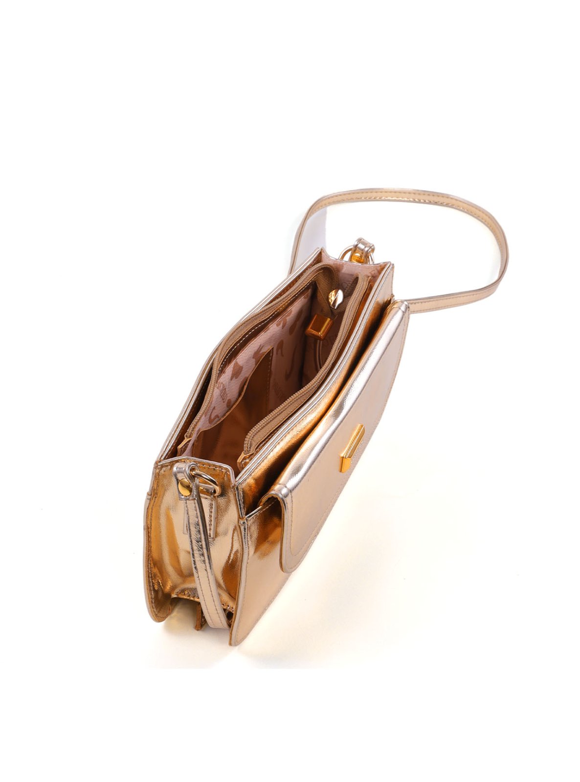 Bolsa Transversal Pequena com Bolso Frontal BSI-6539 - AU