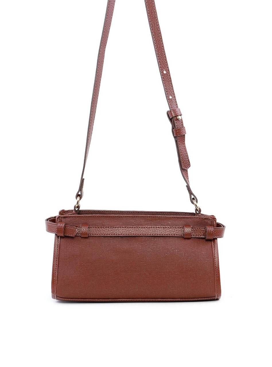 Bolsa Tote Retangular com Fivelas - Cacau BSI-6201 - CA