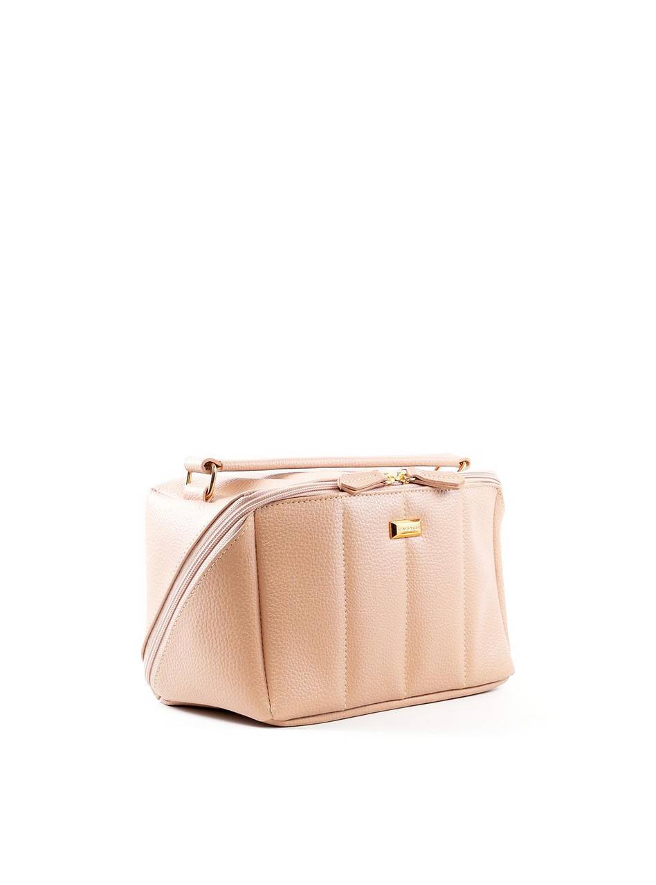 Necessaire Unissex com Detalhe em Matelassê - Nude NSI-173 - NU