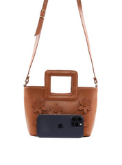 Bolsa Tote Média com Aplicação de Flores BSI-6487 - CS