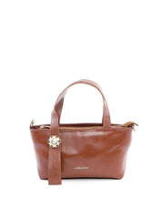 Bolsa Tote com Alça Dupla e Enfeite de Flor - Castor BSI-6111 - CS