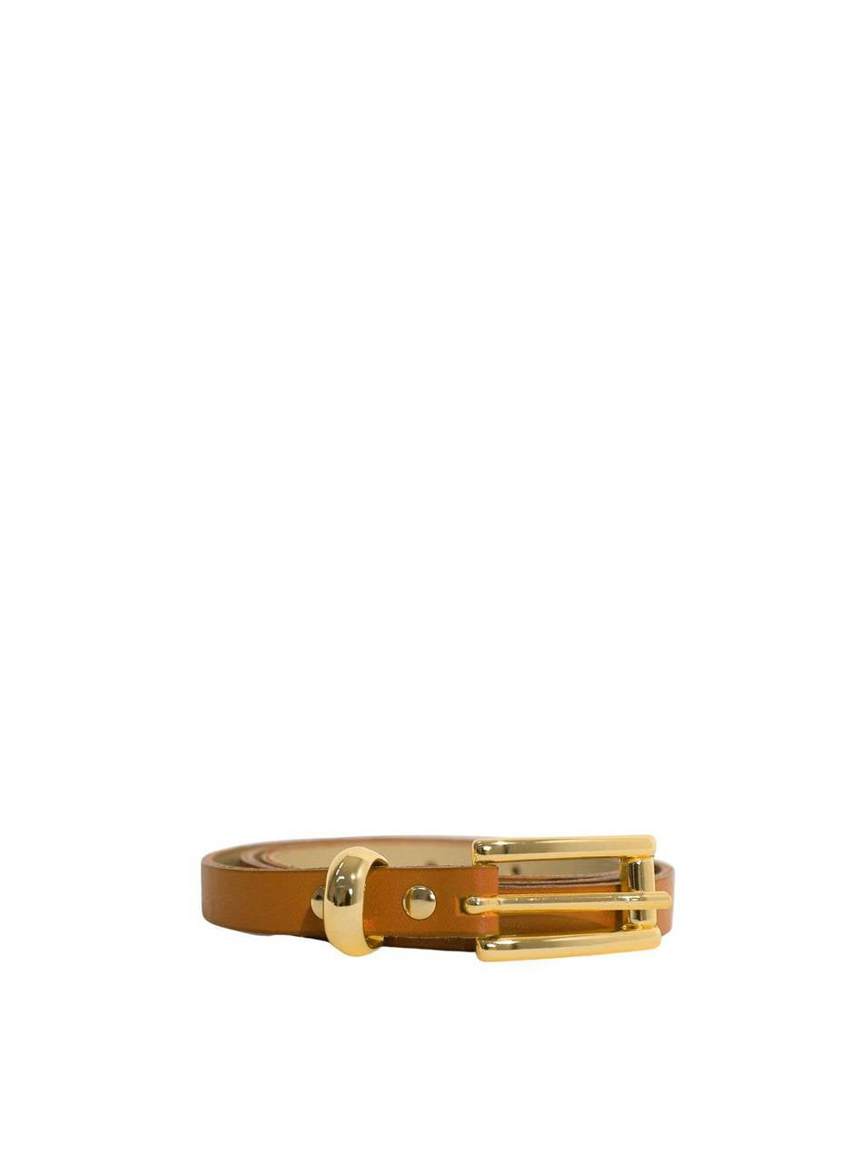 Cinto Casual Feminino Couro Laranja CTI-929 - LR