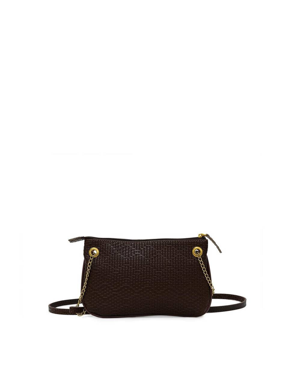 Bolsa Clutch Alça Transversal Corrente Cacau BSI-5095 - CA