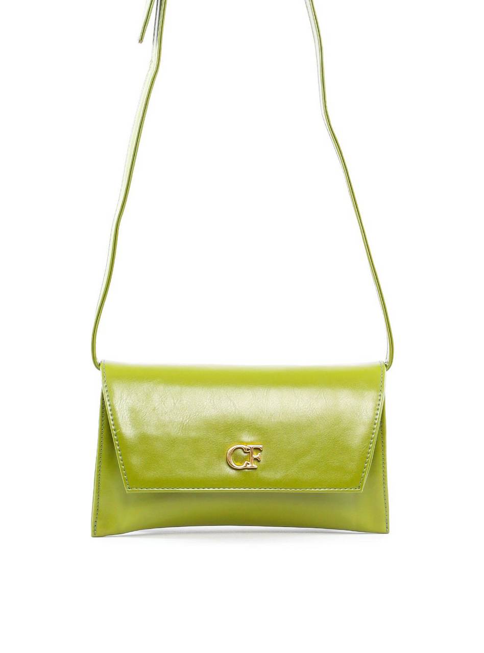 Bolsa Satchel Transversal Retangular - Verde BSI-6324 - VD