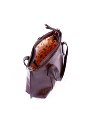 Bolsa Tote Alça Dupla Croco - Cacau BSI-6329 - CA