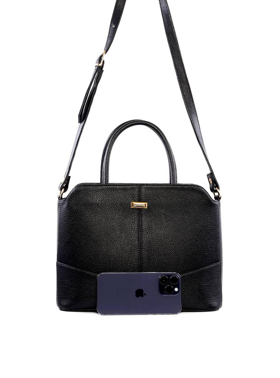 Bolsa Tote com Alça Dupla e Recortes BSI-6500 - PR
