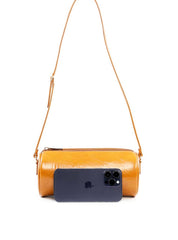 Bolsa Baguete Pequena Bowling - Mostarda BSI-6457 - MT