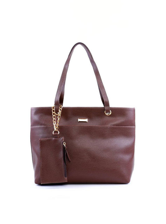 Bolsa Shopper com Bag Charm Removível - Cacau BSI-6060 - CA