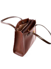 Bolsa Shopper Quadrada Três Divisórias - Cacau BSI-6429 - CA