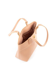 Bolsa Shopper Detalhe Costura e Alça Fivelas - Nude BSI-6376 - NU