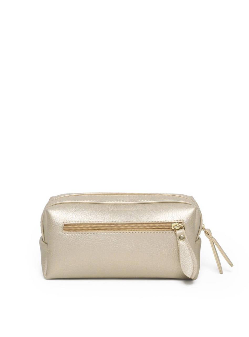 Necessaire Unissex Modelo Sem Alça Ouro NSI-141 - AU