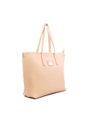 Bolsa Shopper com Detalhes Laterais - Nude BSI-6139 - NU