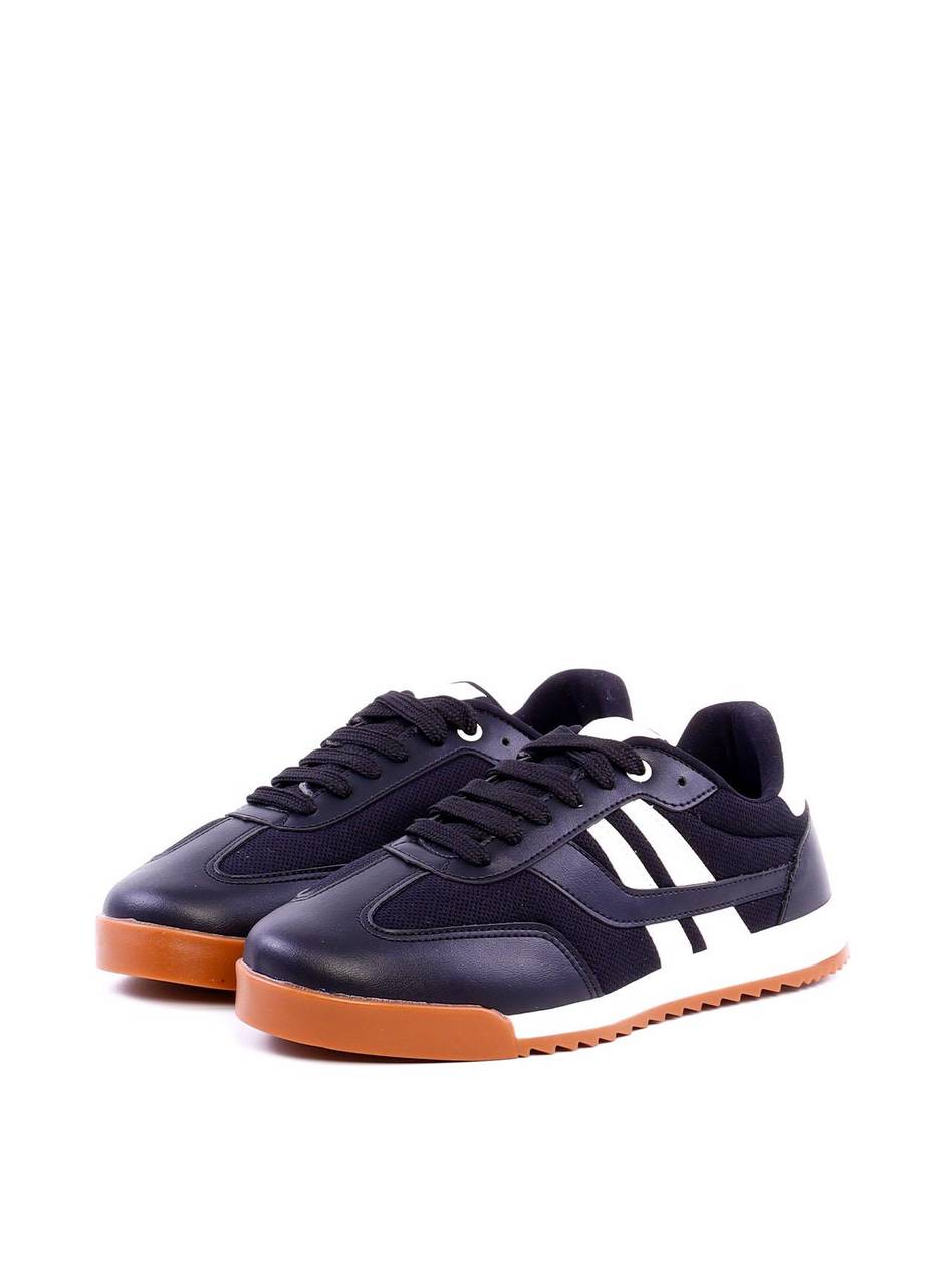 Tênis Feminino Casual Detalhe Duas Tiras - Preto SP-11947 - PR