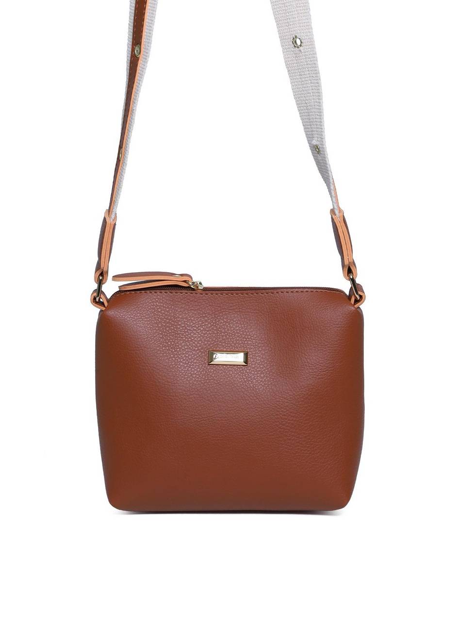 Bolsa Carteiro Tiracolo Alça com Ilhós Sintético - Castor BSI-5968 - CS
