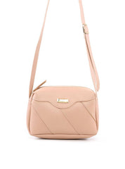 Bolsa Bag Pequena com Retalhos - Nude BSI-6409 - NU