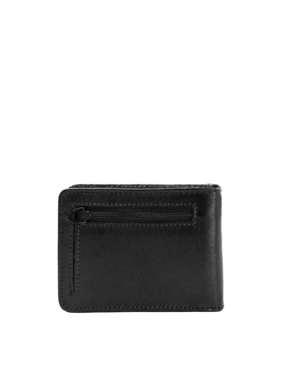 Carteira Masculina Clássica Couro Mista Preta CAI-403 - PR