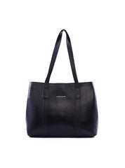 Bolsa Shopper Grande Couro Divisórias Preta BSI-5686 - PR