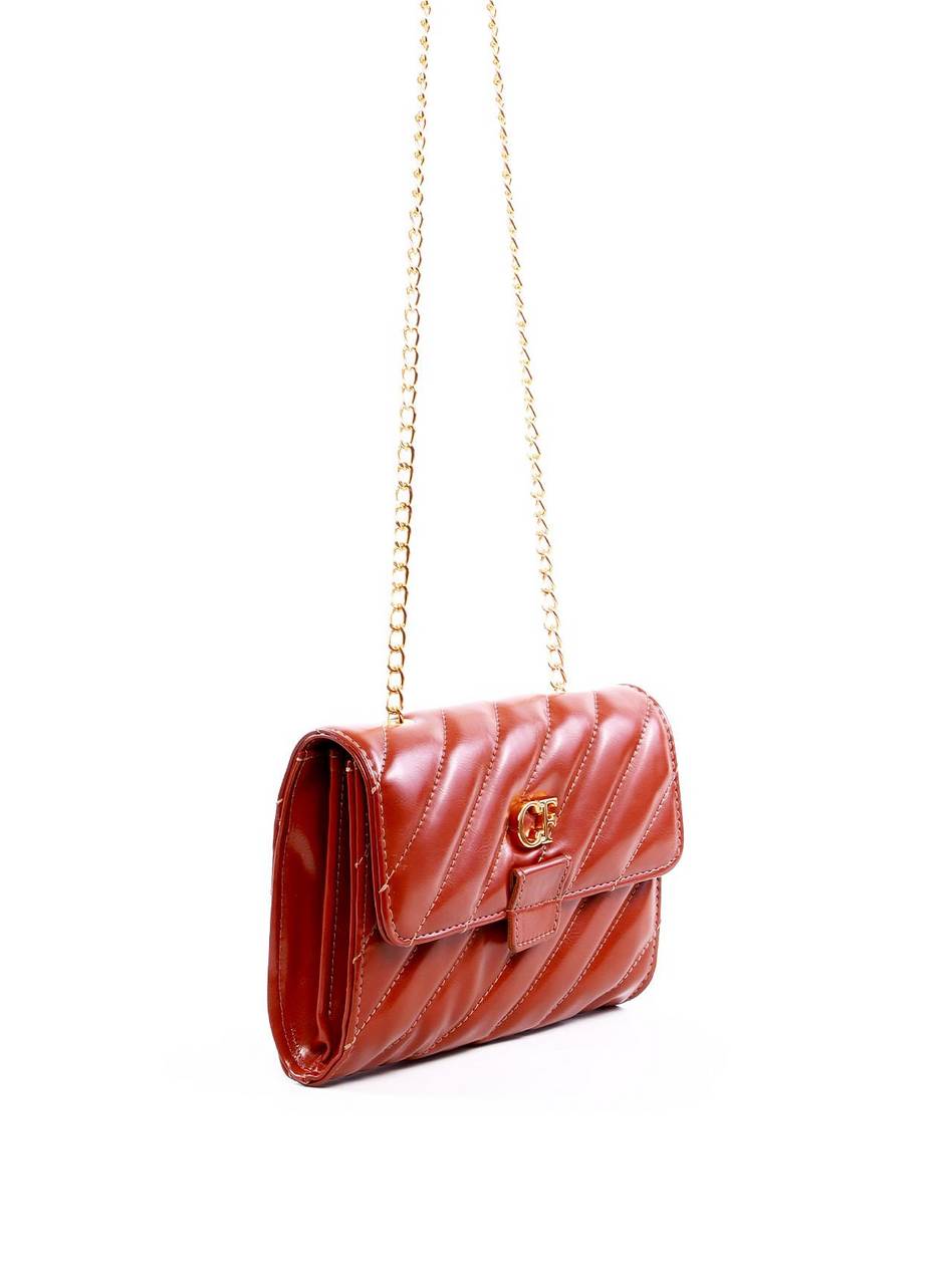 Bolsa Leila Satchel em Matelassê - Castor BSI-6305 - CS