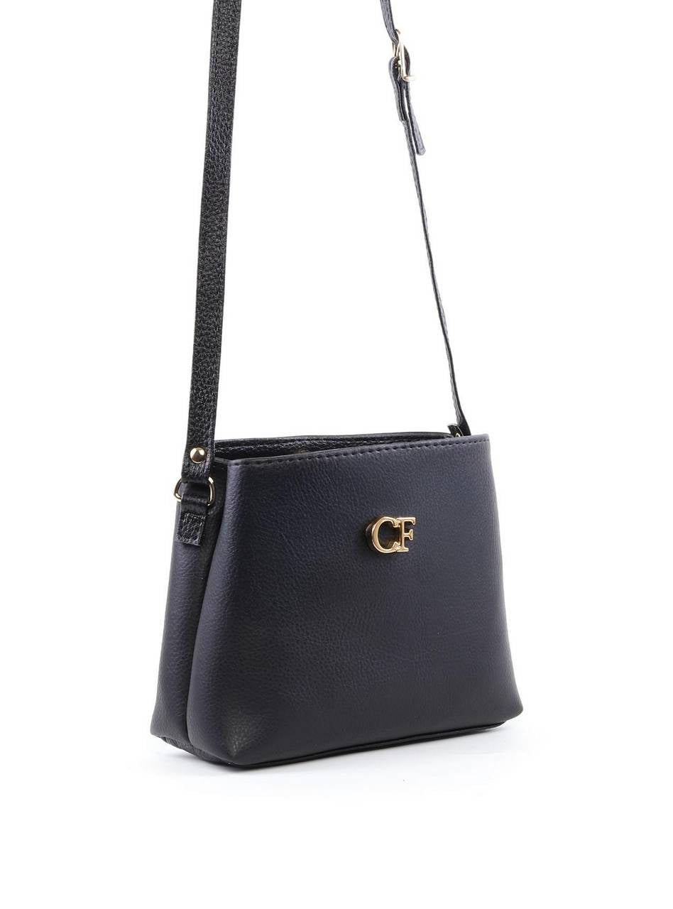 Bolsa Transversal Duas Divisórias - Preta BSI-6386 - PR