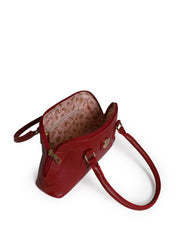 Bolsa Tote Média Couro Alça Dupla Vermelha BSI-5898 - VE