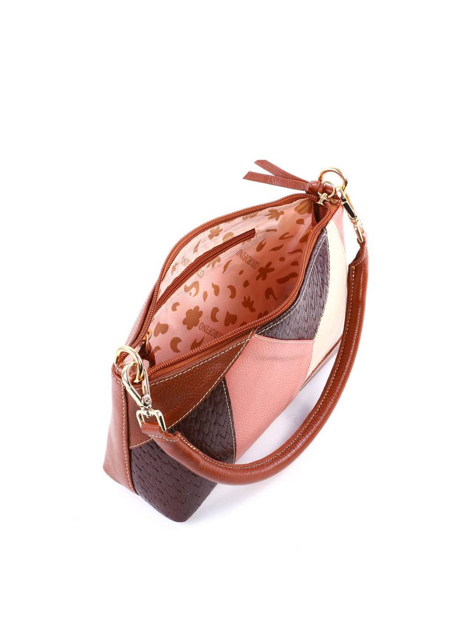 Bolsa Baguete com Retalhos - Castor BSI-6363 - CS