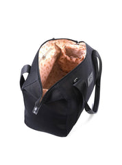 Bolsa Baú em Tela com Fita na Alça - Preta BSI-6400 - PR