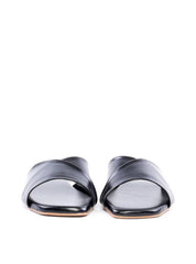 Sandália Tiras Finas Salto Alto Cromado - Preta SDI-11926 - PR