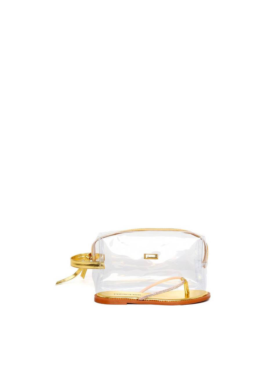 Kit Rasteira e Necessaire - Ouro SDI-11936 - AU