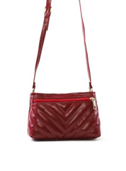 Bolsa Transversal Matelassê em V com Bolso Traseiro BSI-6551 - VE
