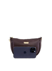 Bolsa Hobo Pequena com Alça Dupla - Cacau BSI-6433 - CA