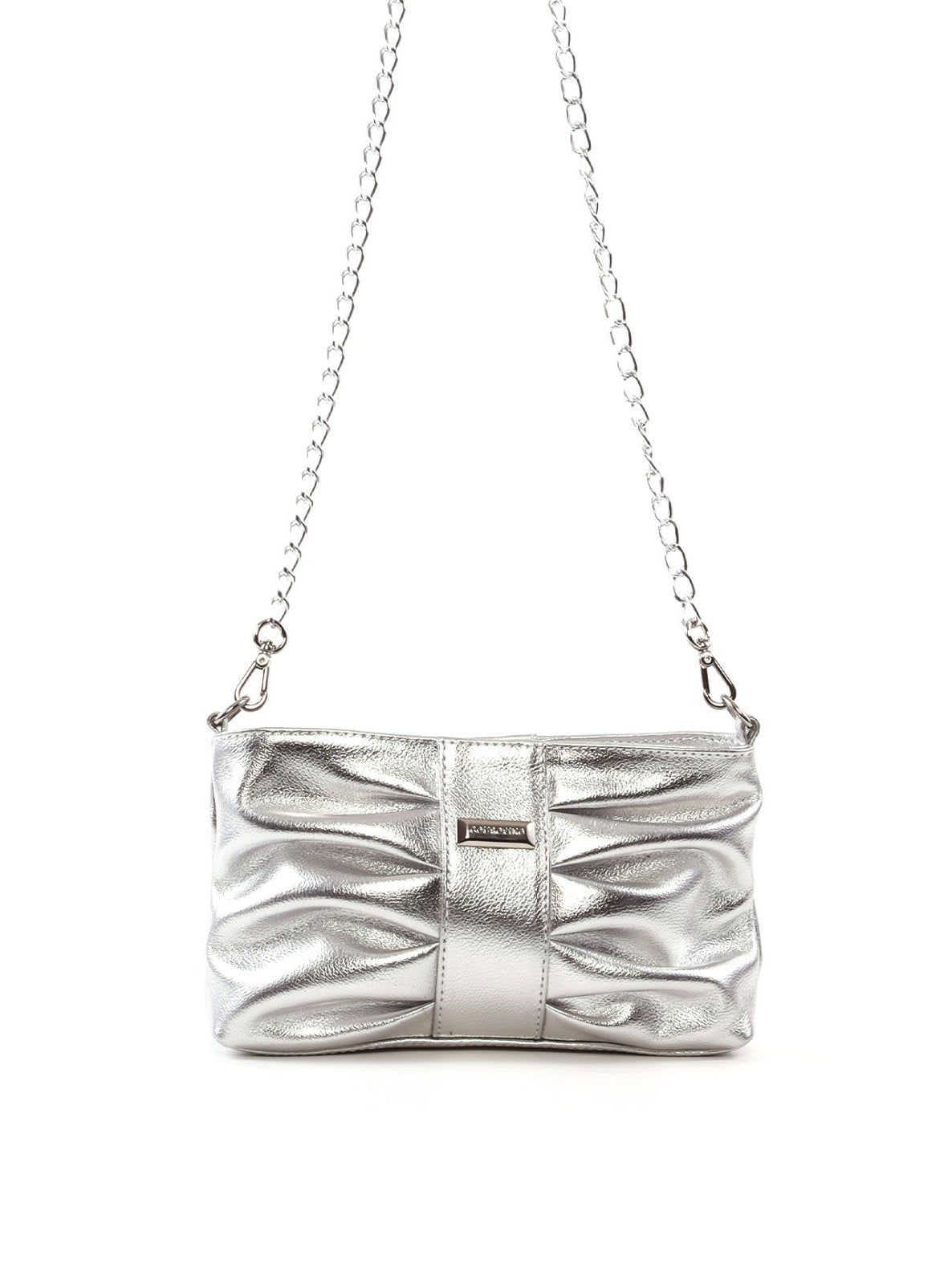 Clutch Drapeada com Alça Corrente BSI-6540 - PT