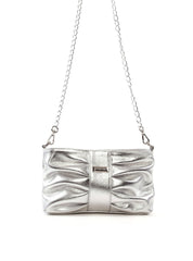 Clutch Drapeada com Alça Corrente BSI-6540 - PT