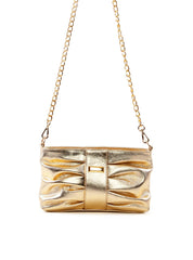 Clutch Drapeada com Alça Corrente BSI-6540 - AU