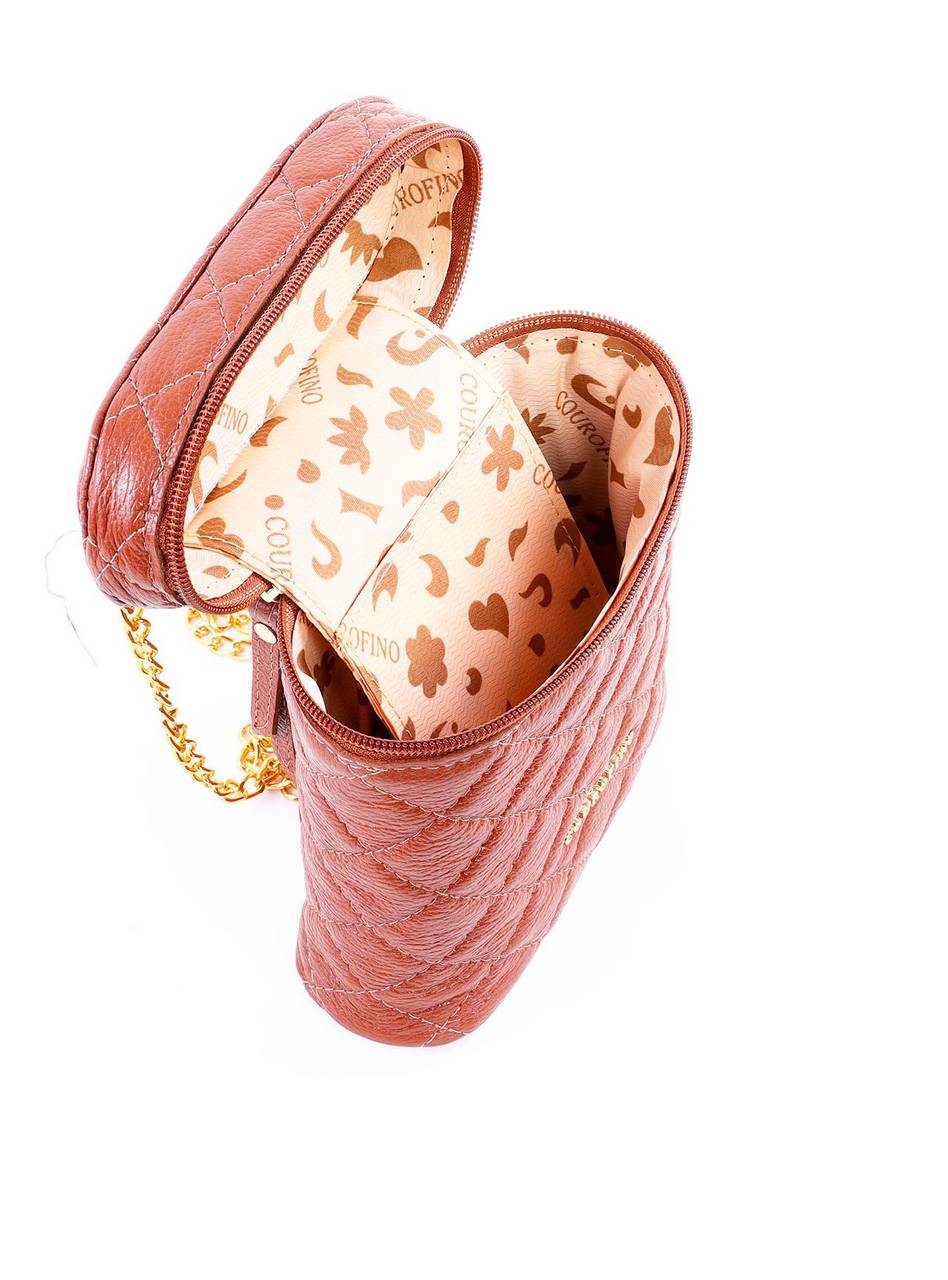 Bolsa Catherine Bucket Matelassê - Castor BSI-6323 - CS