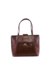 Bolsa Tote com Flor Frontal - Cacau BSI-6359 - CA