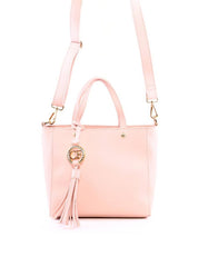 Bolsa Tote Quadrada com Barbicacho - Nude BSI-6273 - NU