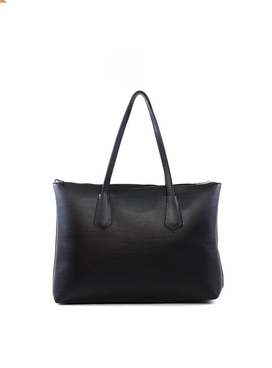 Bolsa Shopper Bag Charm Coração - Preta BSI-6413 - PR
